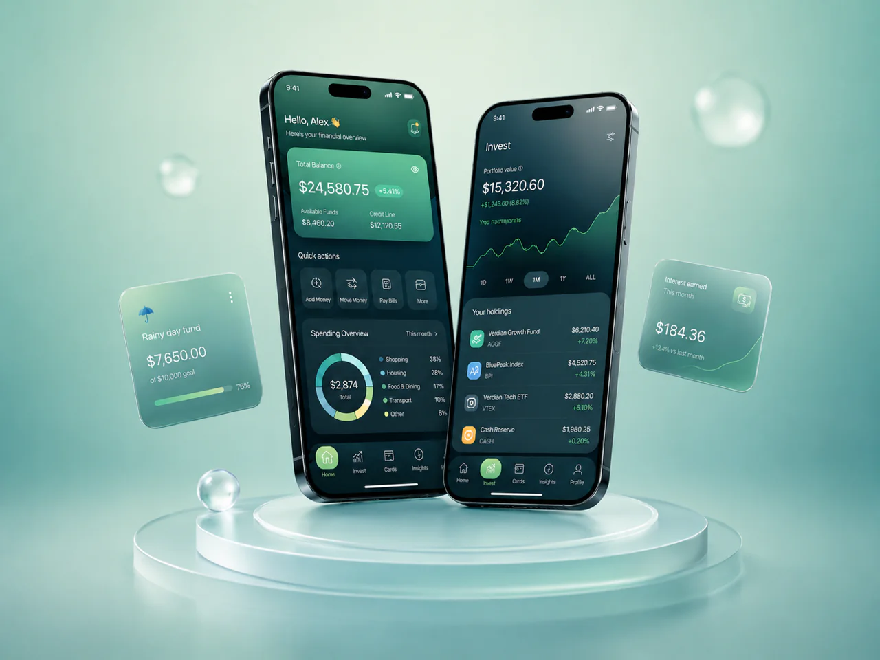 Mobile Finance App, FinTech